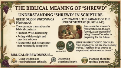 Shrewd Meaning in the Bible