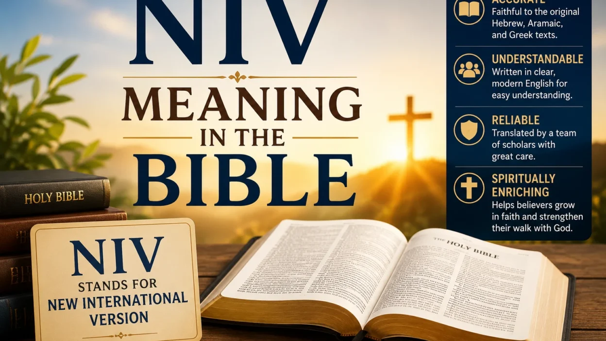NIV Meaning in the Bible
