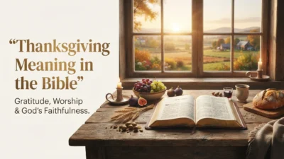 Thanksgiving Meaning in the Bible